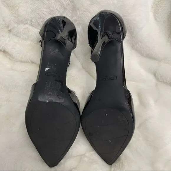 Nine West Pointed Toed Black Heels - Picture 6 of 6